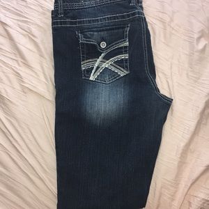 Dark wash jeans